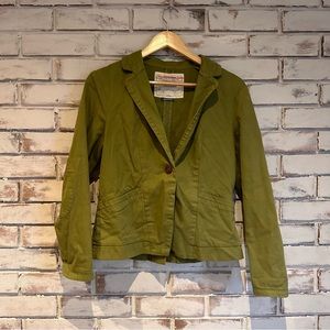 Cartonnier green blazer jacket size 6